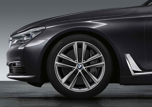 Диск колесный сдвоенные спицы 630, Ferric Grey, 8,5J×19, ET25 для BMW 6-й серии G32 и 7-й серии G11/G12, оригинал — фото 1