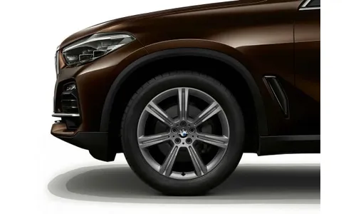 Диск колесный звездообразные спицы 736, Ferric Grey, 10,5J×20, ET40 для BMW X5 G05 и X6 G06, оригинал — фото 1