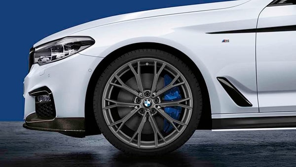 Диск колесный M Performance сдвоенные спицы 669, orbitgrau, 8,0J×20, ET30 для передней оси BMW 5-й серии G30/G31, оригинал — фото 1