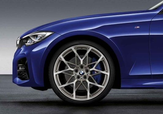 Диск колесный M Y-образные спицы 795M, Ferric Grey matt, glanzgefräst, 8,5J×20, ET40 для BMW 2-й серии G42, 3-й серии G20 и 4-й серии G22, оригинал — фото 1