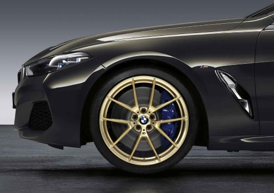 Диск колесный M Y-образные спицы 763M, frozen gold, 9,0J×20, ET41 для BMW 8-й серии G14/G15/G16, оригинал — фото 1