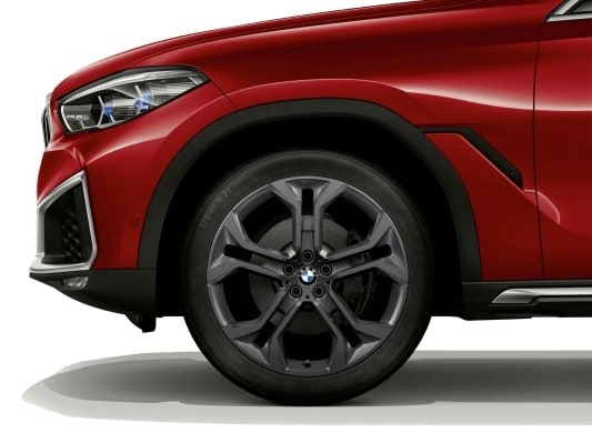 Диск колесный Y-образные спицы 744, Orbit Grey, 10,5J×21, ET43 для задней оси BMW X5 G05 и X6 G06, оригинал — фото 1