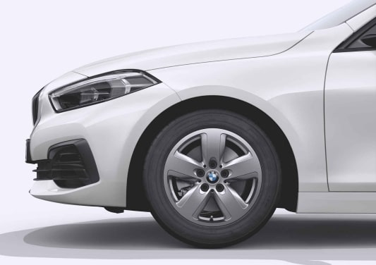 Диск колесный звездообразные спицы 517, Ferric Grey, 7,0J×16, ET47 для BMW 1-й серии F40 и 2-й серии F44, оригинал — фото 1