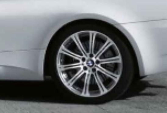 Диск колесный M сдвоенные спицы 220 кованый, 8,5J×19, ET29 для BMW M3 E93/E92/E90, оригинал — фото 1