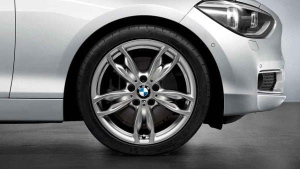 Диск колесный M сдвоенные спицы 436, Ferric Grey, 8,0J×18, ET52 для BMW 1-й серии F21/F20 и 2-й серии F23/F22, оригинал — фото 1