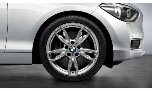 Диск колесный M сдвоенные спицы 436, Ferric Grey, 8,0J×18, ET52 для BMW 1-й серии F21/F20 и 2-й серии F23/F22, оригинал — фото 1