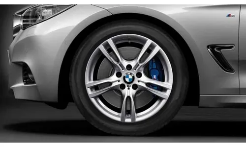 Диск колесный M звездообразные спицы 400, серебристый, 8,0J×18, ET34 для BMW 3-й серии F34/F30/F31 и 4-й серии F33/F32/F36, оригинал — фото 1