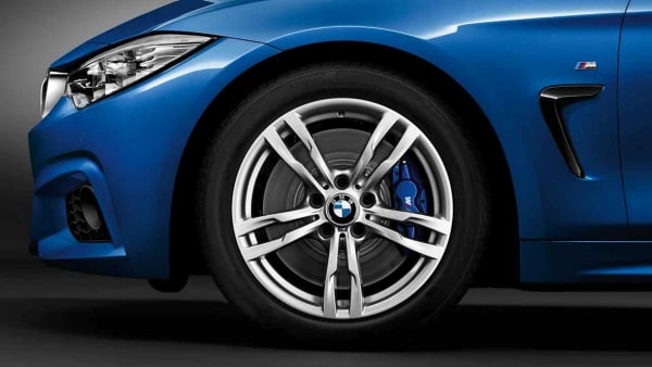Диск колесный M сдвоенные спицы 441, серебристый, 8,0J×18, ET34 для BMW 3-й серии F30/F31 и 4-й серии F33/F32/F36, оригинал — фото 1