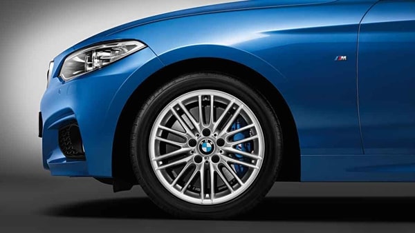 Диск колесный M сдвоенные спицы 460, серебристый, 7,5J×17, ET43 для BMW 1-й серии F21/F20 и 2-й серии F23/F22, оригинал — фото 1