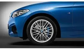 Диск колесный M сдвоенные спицы 460, серебристый, 8,0J×17, ET53 для BMW 1-й серии F21/F20 и 2-й серии F23/F22, оригинал — фото 1