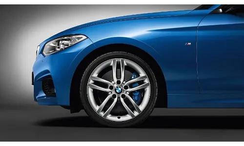 Диск колесный M сдвоенные спицы 461, серебристый, 7,5J×18, ET45 для BMW 1-й серии F21/F20 и 2-й серии F23/F22, оригинал — фото 1