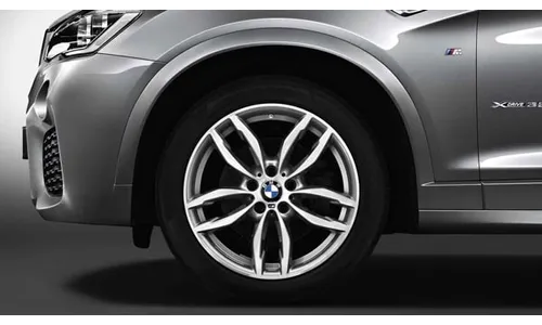 Диск колесный M сдвоенные спицы 622, Ferric Grey, 9,5J×19, ET48 для BMW X3 F25 и X4 F26, оригинал — фото 1