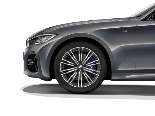 Диск колесный M сдвоенные спицы 790, Orbit Grey, 7,5J×18, ET25 для передней оси BMW 3-й серии G20/G21, оригинал — фото 1