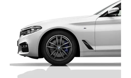 Диск колесный сдвоенные спицы 662M, Ferric Grey, 8,0J×18, ET30 для BMW 5-й серии G30/G31, оригинал — фото 1