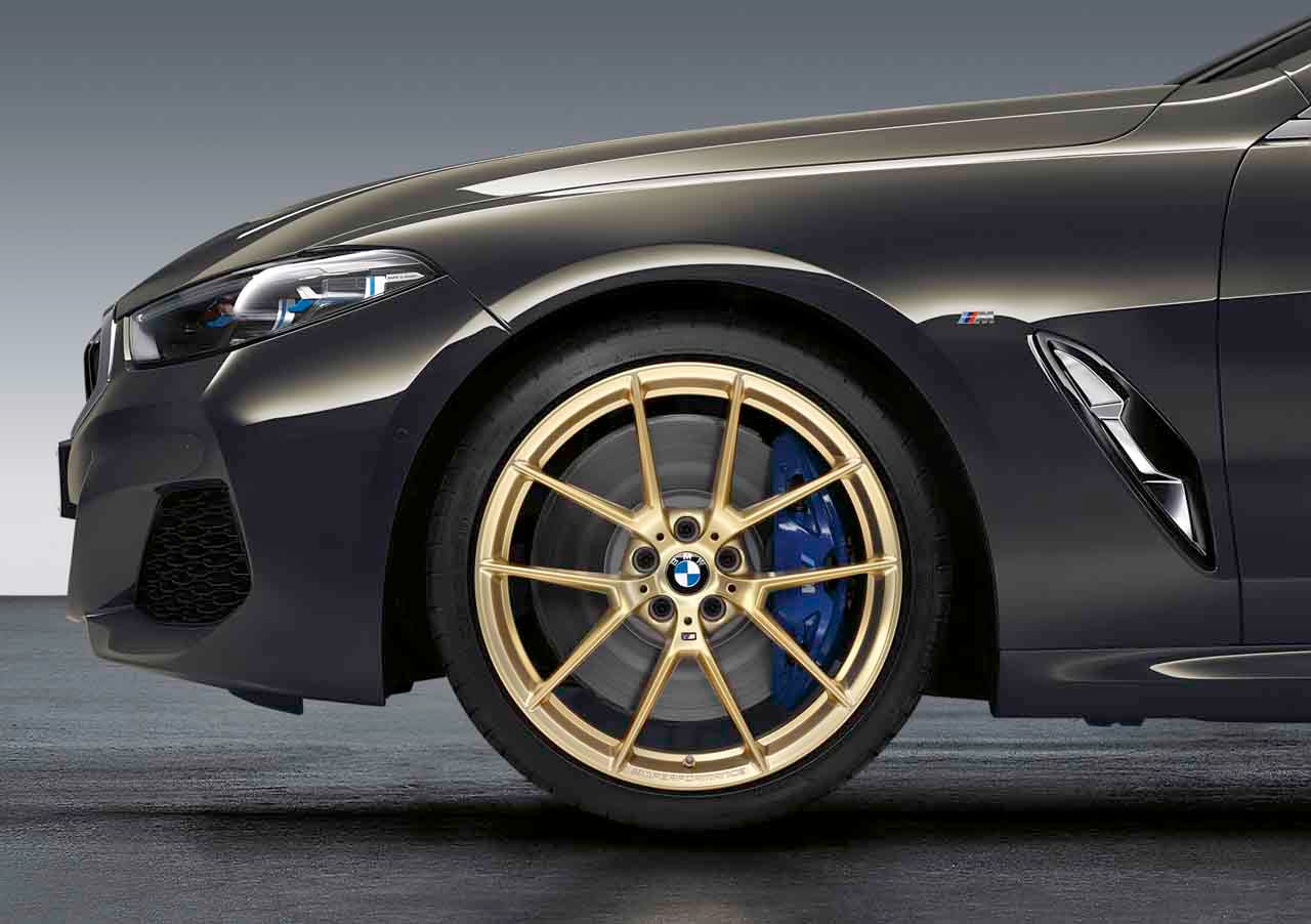 Диск колесный M Y-образные спицы 763M Performance, frozen gold, 10,0J×20, ET40 для BMW M3 F80 и M4 F83/F82, оригинал — фото 1