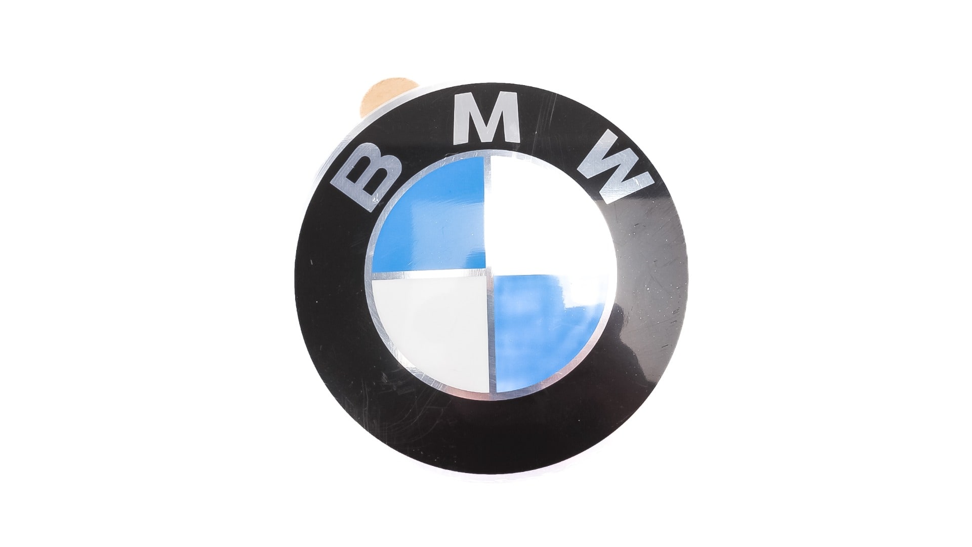 Самоклеящаяся эмблема для колёсного колпака BMW, 64,5 мм, оригинал — фото 1