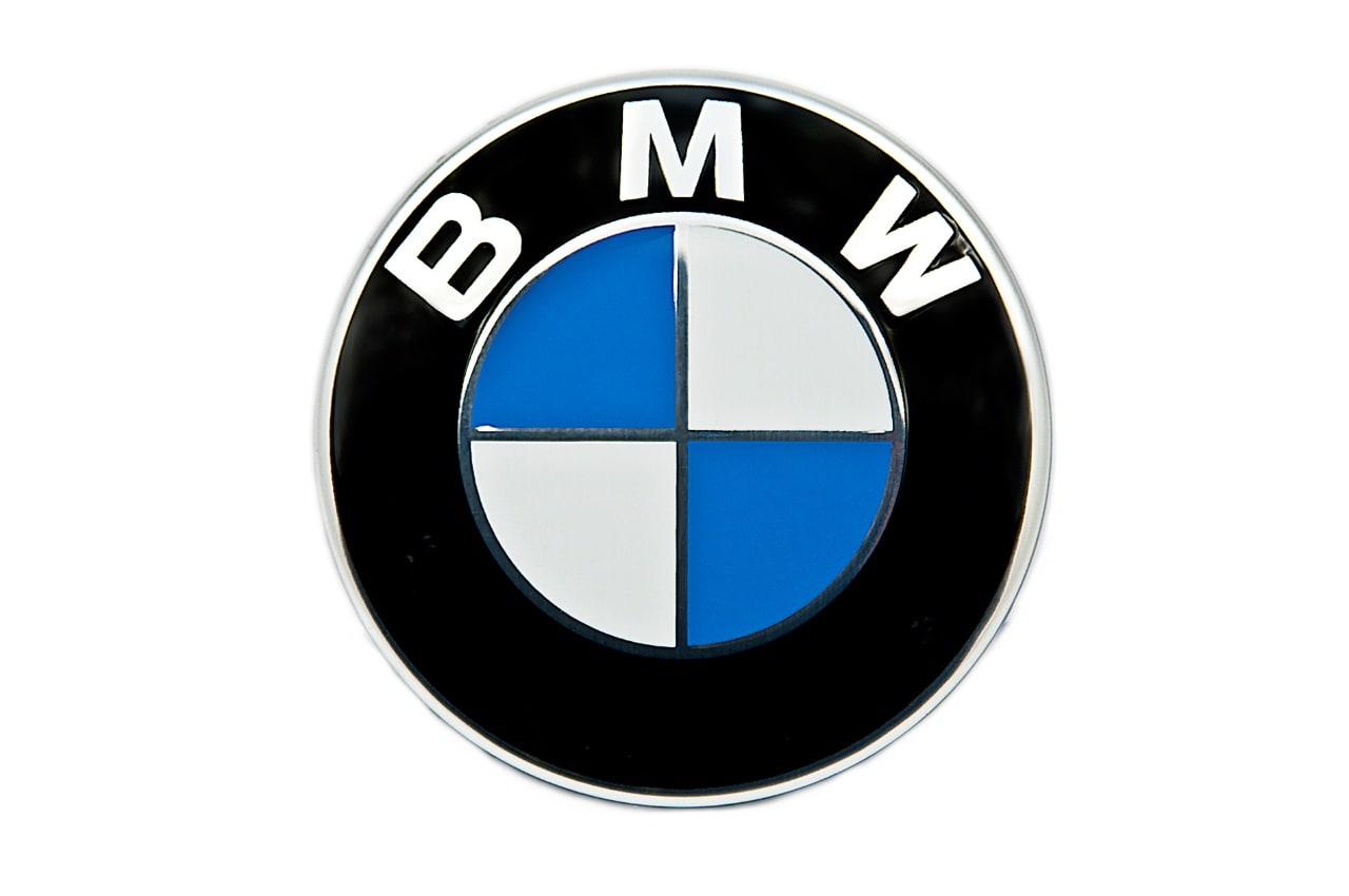 Самоклеящаяся эмблема для колёсного колпака BMW, 70 мм, оригинал — фото 1
