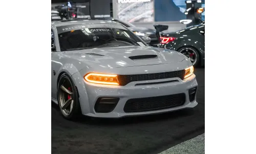 Фары проекторные Black NOVA для Dodge Charger 2015–2023 (см. примечание), AlphaRex — фото 2