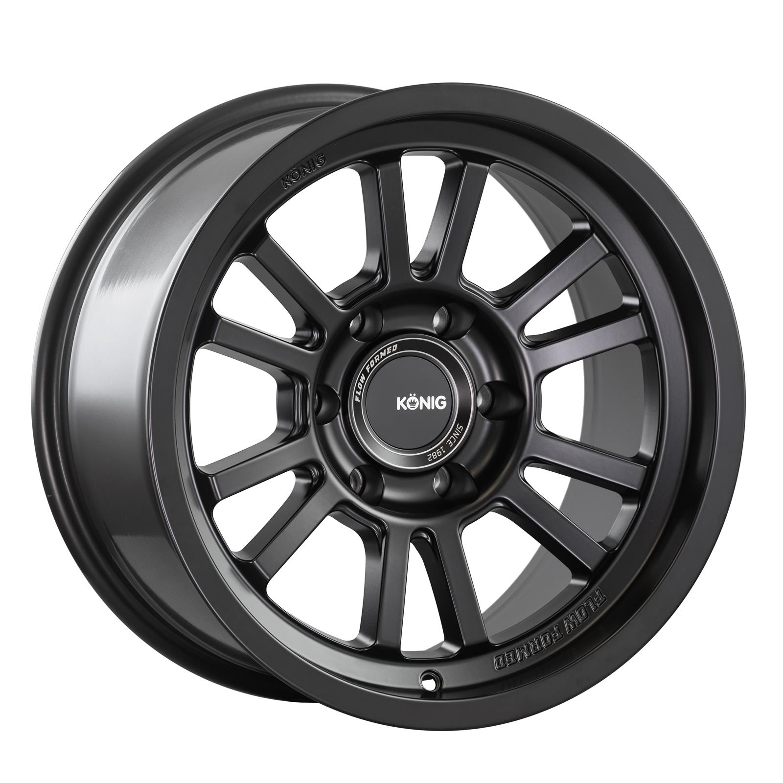 Диск колесный R18x9 HT1 Матовый Черный Konig — фото 1