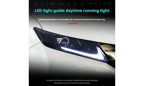 Фары передние LED с ходовыми огнями для Honda City (2015-2022), комплект, комплект, FT Carlight Carlight — фото 3