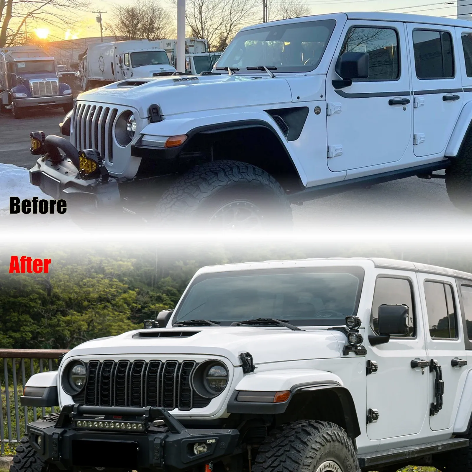 Кронштейн A-Pillar OMU Genesis для Jeep Wrangler Rubicon 392 / Gladiator JT Mojave (2021-2026) — фото 4