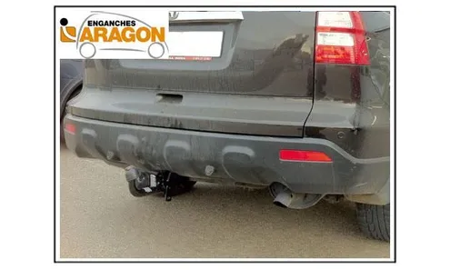 ТСУ для HONDA CR-V 2007-2012, Тип шара: Горизонтальный, условно-съемный (лебединая шея) (A) / Хонда ЦРВ — фото 2