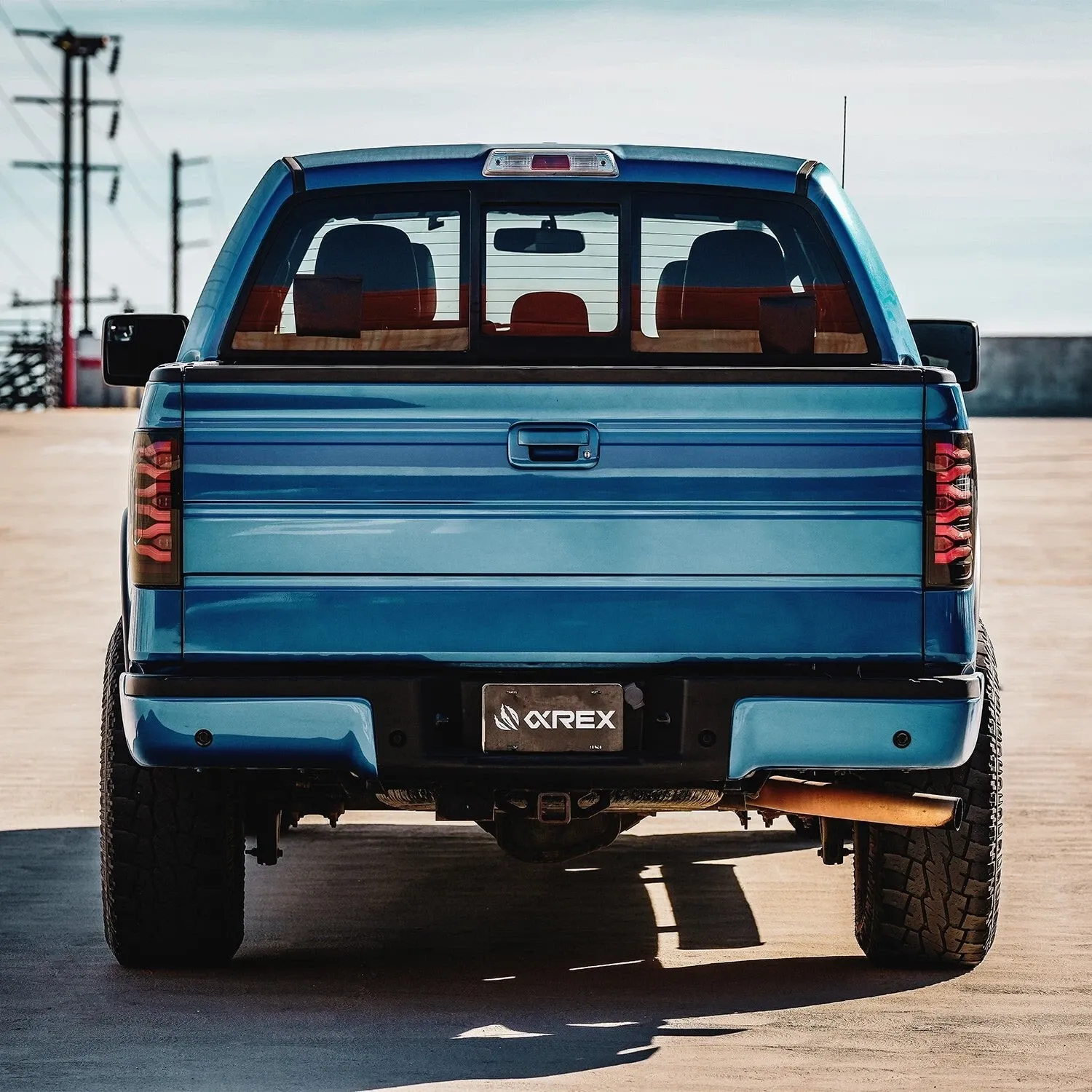 Фонари задние светодиодные Luxx Alpha-Black для Ford F-150 Style Side Bed 2009–2014, AlphaRex — фото 5