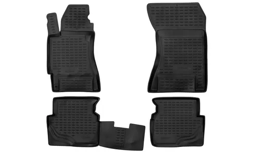 Коврики в салон подходит для SUBARU Forester (II, IIr), 2002-2008, 4 шт. (Повышенная устойчивость, повышенная износостойк / Субару Форестер — фото 1