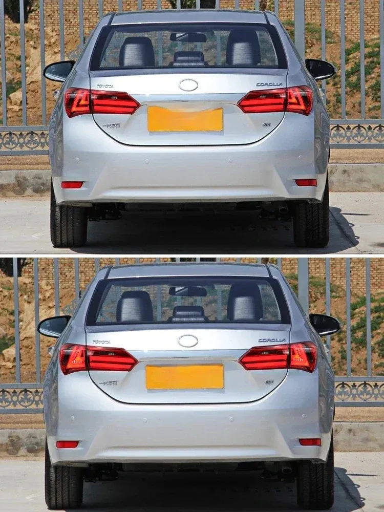 Задние LED-фонари динамический поворотник для Toyota Corolla (2014-2018), комплект, комплект, FT Carlight Carlight — фото 4