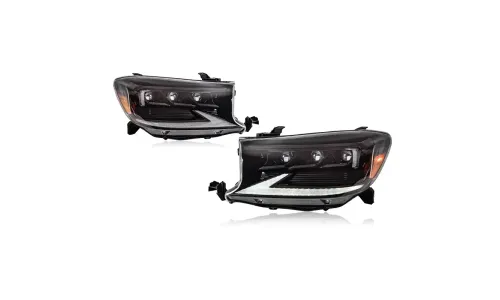 Фары передние LED с ходовыми огнями для Toyota Fortuner (2008-2011), комплект, комплект, FT Carlight Carlight — фото 6