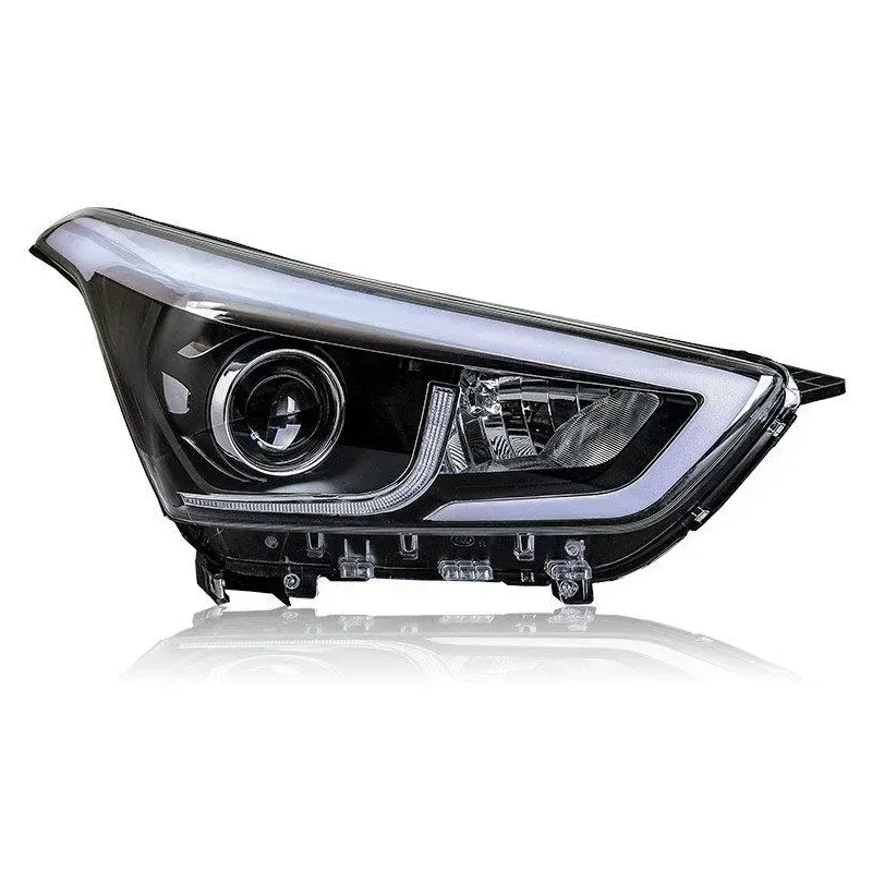 Фары передние LED с ходовыми огнями для Hyundai Creta IX25 (2014-2019), комплект, комплект, FT Carlight Carlight — фото 7