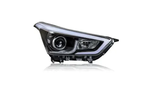 Фары передние LED с ходовыми огнями для Hyundai Creta IX25 (2014-2019), комплект, комплект, FT Carlight Carlight — фото 7