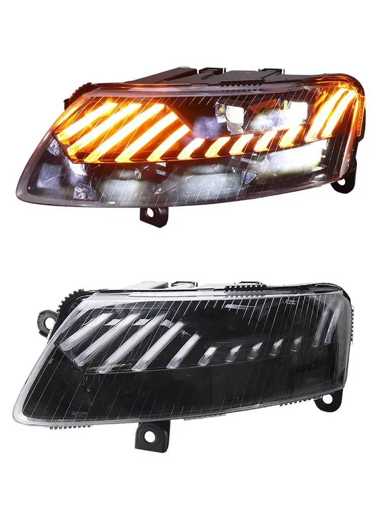 Фары передние LED с ходовыми огнями для Audi A6 (2005-2011), комплект, комплект, FT Carlight Carlight — фото 6