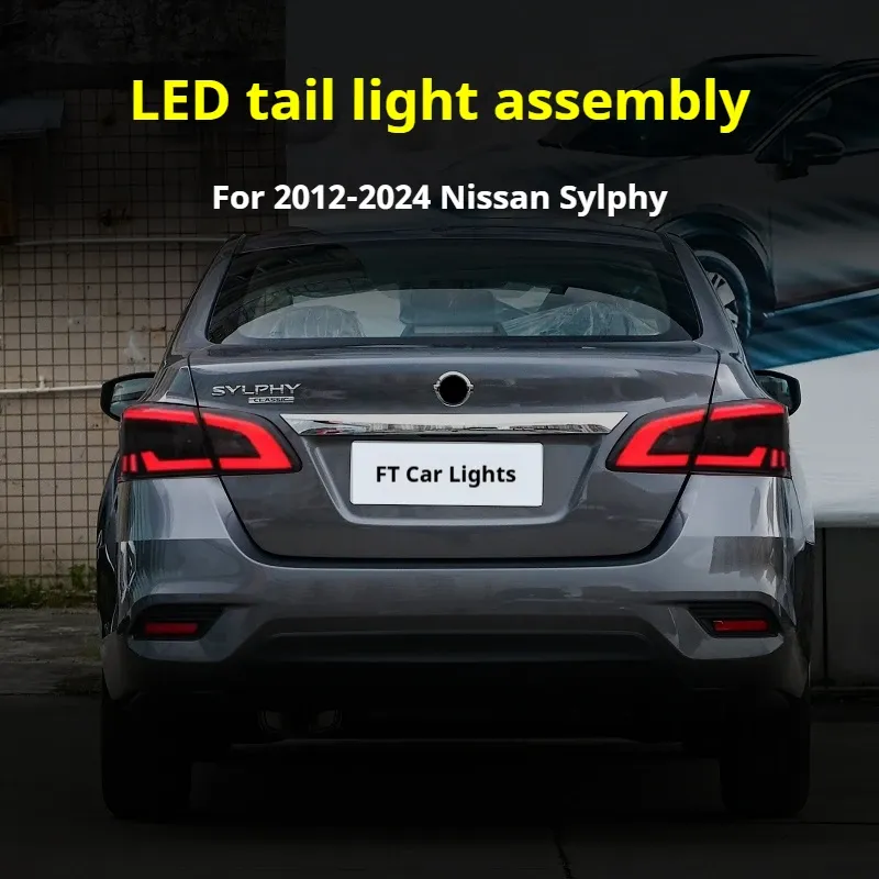 Задние LED-фонари динамический поворотник для Nissan Sylphy (2012-2024), комплект, комплект, FT Carlight Carlight — фото 5