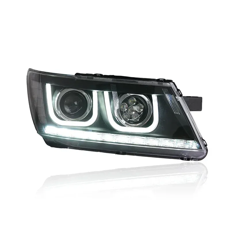 Фары передние LED с ходовыми огнями для Dodge Journey/Freemont (2009-2016), комплект, комплект, FT Carlight Carlight — фото 7
