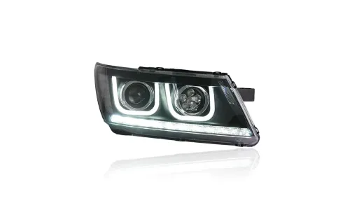 Фары передние LED с ходовыми огнями для Dodge Journey/Freemont (2009-2016), комплект, комплект, FT Carlight Carlight — фото 7