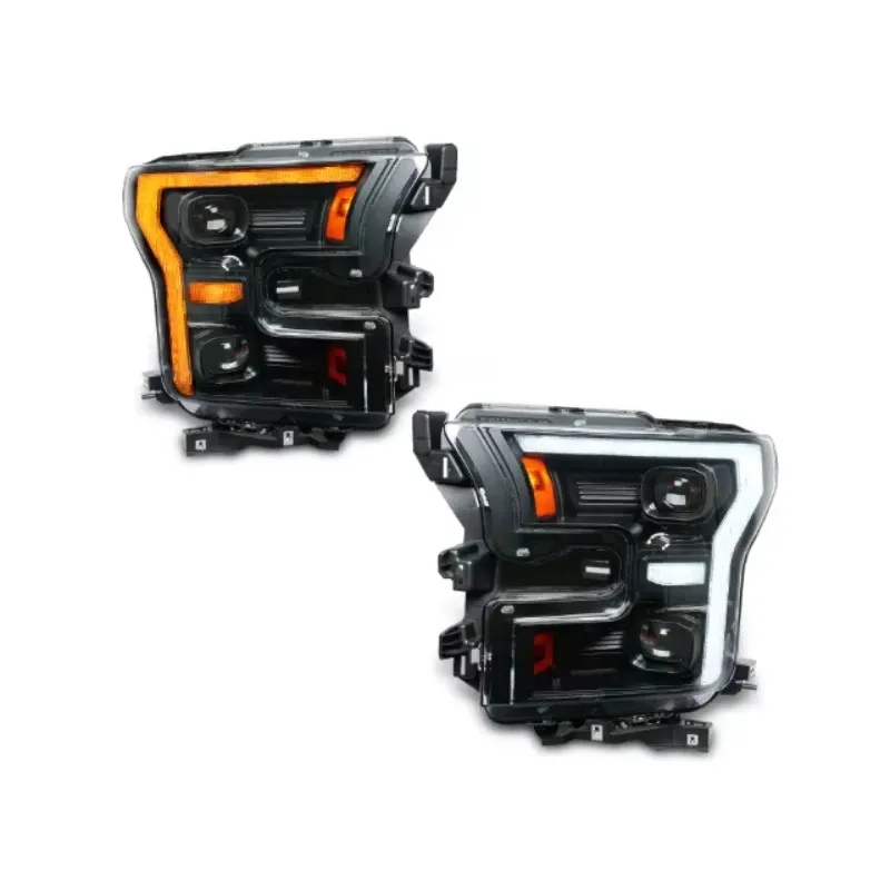 Фары передние LED с ходовыми огнями для Ford Raptor F-150 (2015-2020), комплект, комплект, FT Carlight Carlight — фото 6