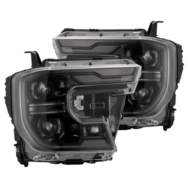 Фары проекторные светодиодные Black LUXX для Ford Ranger 2024–2026, AlphaRex — фото 1