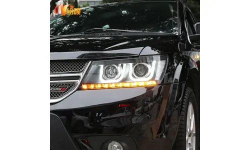 Фары передние LED с ходовыми огнями для Dodge Journey/Freemont (2009-2016), комплект, комплект, FT Carlight Carlight — фото 6