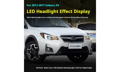 Фары передние LED с ходовыми огнями для Subaru XV (2012-2017), комплект, комплект, FT Carlight Carlight — фото 5