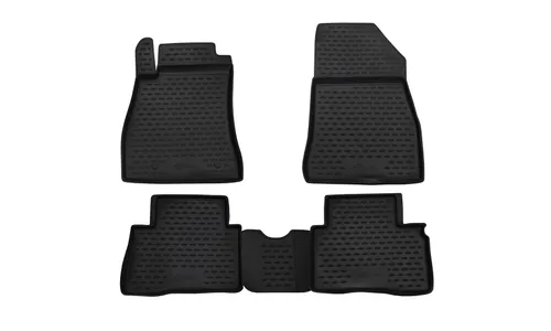 Коврики в салон NISSAN Juke, 2010-2014, 2014- клипса R/N, 4 шт. (Повышенная устойчивость, повышенная износостойкость) / Ниссан Жук — фото 1