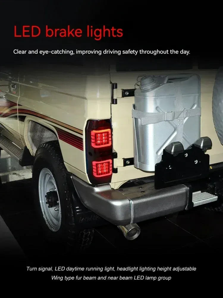 Задние LED-фонари динамический поворотник для Toyota Land Cruiser 70 (1984-2021), комплект, комплект, FT Carlight Carlight — фото 4