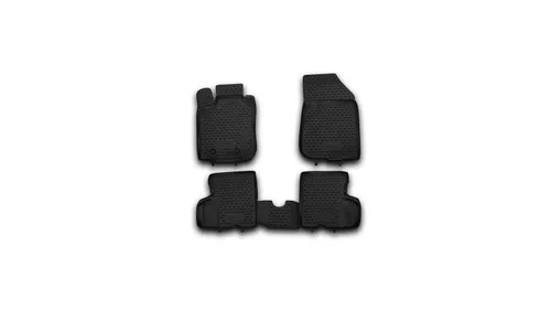 Коврики в салон RENAULT Duster 4WD, 2011-2015, 4 шт. (полиуретан) / Рено Дастер — фото 1