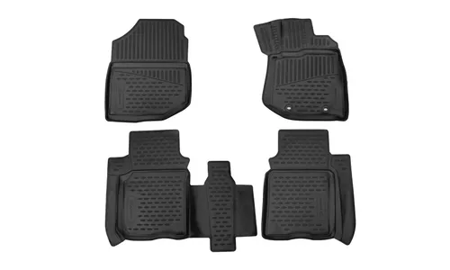 Коврики 3D в салон подходят для HONDA Fit, 2007-2013, хэтчбек, , правый руль 4 шт. (полиуретан) / Хонда Фит — фото 1