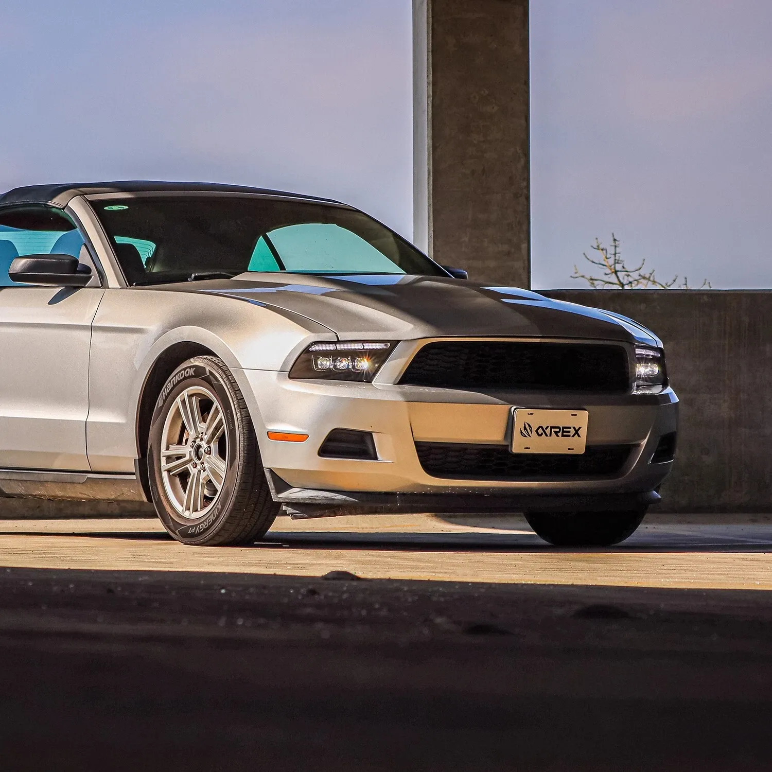 Фары проекторные светодиодные Black Nova для Ford Mustang 2013–2014, AlphaRex — фото 6