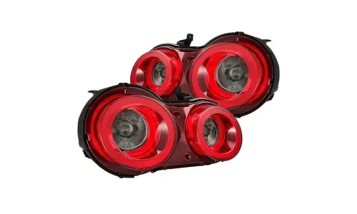Фонари задние светодиодные Nova Prismatic Red Smoke для Nissan GT-R R35 2009–2024, AlphaRex — фото 1