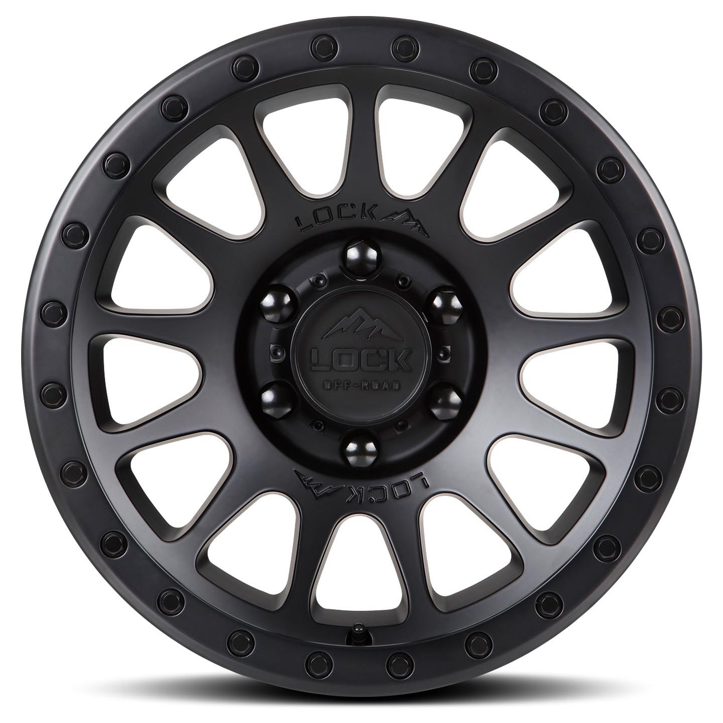 Диск колесный R20x9 Yosemite Матовый Черный Lock Off-Road — фото 1