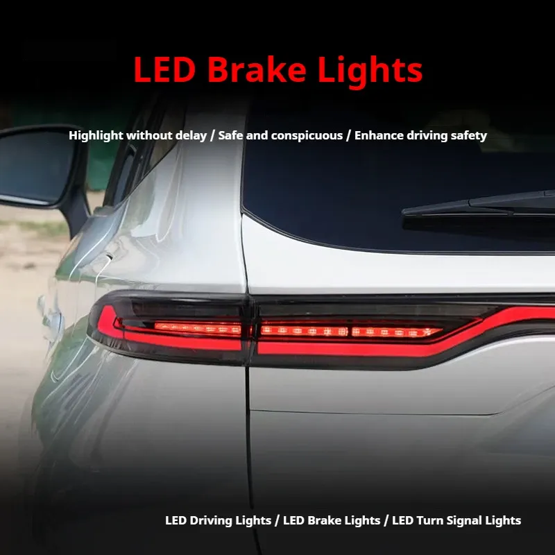Задние LED-фонари динамический поворотник сквозные для Toyota Harrier (2022-2026), комплект, комплект, FT Carlight Carlight — фото 3