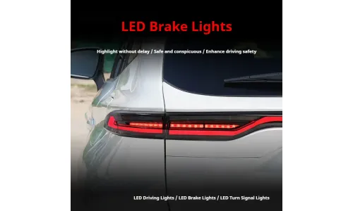 Задние LED-фонари динамический поворотник сквозные для Toyota Harrier (2022-2026), комплект, комплект, FT Carlight Carlight — фото 3