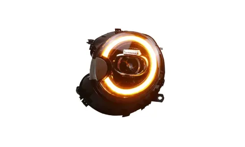 Фары передние LED с ходовыми огнями для Mini Cooper R56/R57/R58/R59 (2007-2013), комплект, комплект, FT Carlight Carlight — фото 6